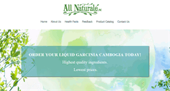 Desktop Screenshot of myallnaturalestore.com